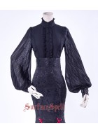 Surface Spell Gothic Lorelei Chiffon Blouse